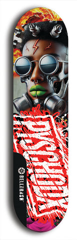 Psychodx #51: Limited Edition, Black Logo Skateboard Deck