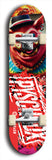 Psychodx #6: Limited Edition, Red Logo Skateboard Deck