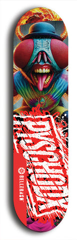 Psychodx #7: Limited Edition, Red Logo Skateboard Deck