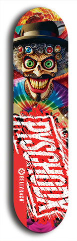 Psychodx #8: Limited Edition, Red Logo Skateboard Deck