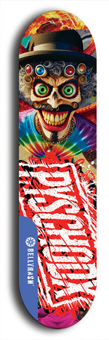 Psychodx #8: Limited Edition, Blue Logo Skateboard Deck