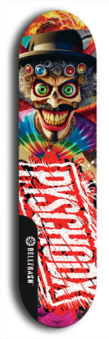 Psychodx #8: Limited Edition, Black Logo Skateboard Deck