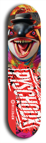 Psychodx #9: Limited Edition, Red Logo Skateboard Deck