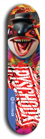 Psychodx #9: Limited Edition, Blue Logo Skateboard Deck