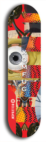 Xomfug #53: Red Logo Skateboard Deck