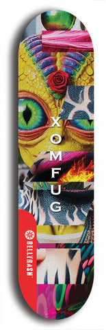 Xomfug#54: Red Logo Skateboard Deck