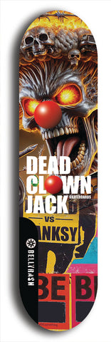 Dead Clown Jack #37: Black Logo Skateboard Deck