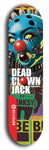 Dead Clown Jack #38: Red Logo Skateboard Deck
