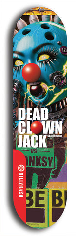 Dead Clown Jack #38: Red Logo Skateboard Deck