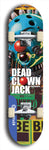 Dead Clown Jack #38: Blue Logo Skateboard Deck8