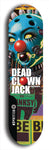 Dead Clown Jack #38: Black Logo Skateboard Deck