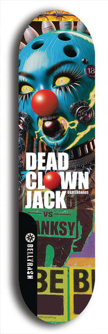 Dead Clown Jack #38: Black Logo Skateboard Deck