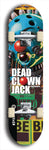 Dead Clown Jack #38: Black Logo Skateboard Deck