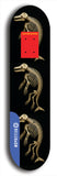 Xappabukowski #8: Limited Edition, Blue Logo Skateboard Deck