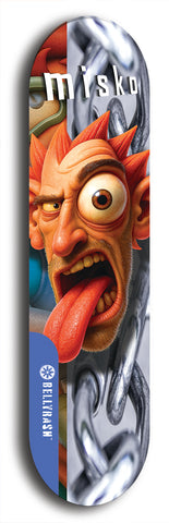 Misko #10: Limited Edition, Blue Logo Skateboard Deck