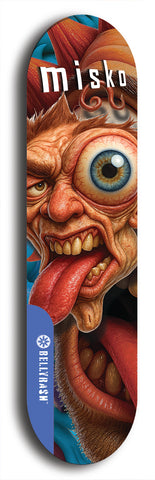 Misko #11: Limited Edition, Blue Logo Skateboard Deck