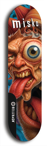 Misko #11: Limited Edition, Black Logo Skateboard Deck