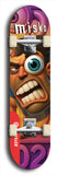 Misko #12: Limited Edition, Red Logo Skateboard Deck