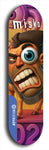 Misko #12: Limited Edition, Blue Logo Skateboard Deck