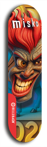 Misko #13: Limited Edition, Red Logo Skateboard Deck