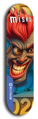 Misko #13: Limited Edition, Blue Logo Skateboard Deck