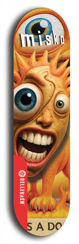 Misko #17: Limited Edition, Red Logo Skateboard Deck