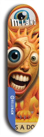 Misko #17: Limited Edition, Blue Logo Skateboard Deck
