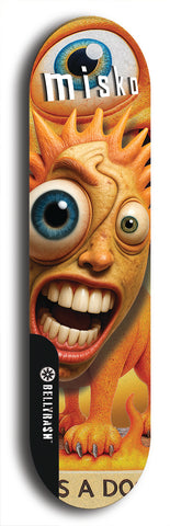Misko #17: Limited Edition, Black Logo Skateboard Deck