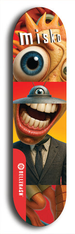 Misko #18: Limited Edition, Red Logo Skateboard Deck