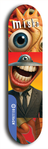 Misko #18: Limited Edition, Blue Logo Skateboard Deck
