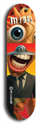 Misko #18: Limited Edition, Black Logo Skateboard Deck
