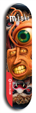 Misko #19: Limited Edition, Red Logo Skateboard Deck