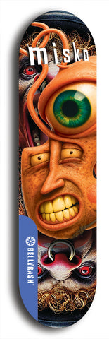 Misko #19: Limited Edition, Blue Logo Skateboard Deck