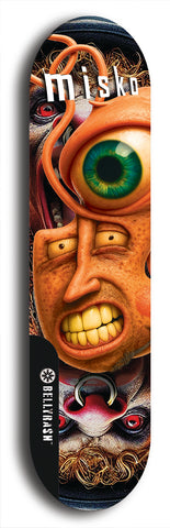 Misko #19: Limited Edition, Black Logo Skateboard Deck