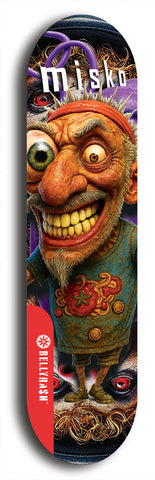 Misko #20: Limited Edition, Red Logo Skateboard Deck