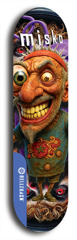 Misko #20: Limited Edition, Blue Logo Skateboard Deck