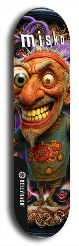 Misko #20: Limited Edition, Black Logo Skateboard Deck
