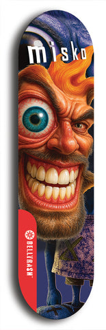 Misko #21: Limited Edition, Red Logo Skateboard Deck