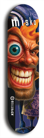 Misko #21: Limited Edition, Black Logo Skateboard Deck
