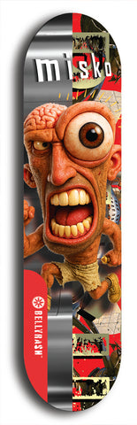 Misko #22: Limited Edition, Red Logo Skateboard Deck