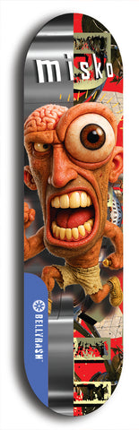 Misko #22: Limited Edition, Blue Logo Skateboard Deck