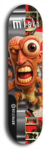 Misko #22: Limited Edition, Black Logo Skateboard Deck