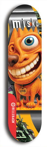 Misko #23: Limited Edition, Red Logo Skateboard Deck