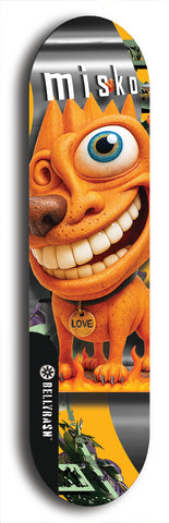 Misko #23: Limited Edition, Black Logo Skateboard Deck