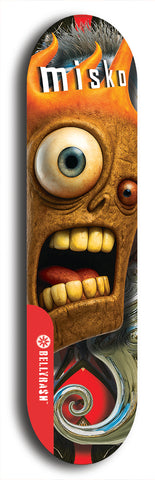 Misko #24: Limited Edition, Red Logo Skateboard Deck