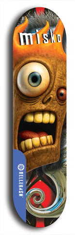 Misko #24: Limited Edition, Blue Logo Skateboard Deck