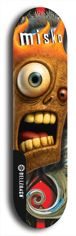 Misko #24: Limited Edition, Black Logo Skateboard Deck