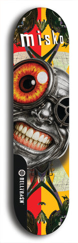 Misko #25: Limited Edition, Black Logo Skateboard Deck