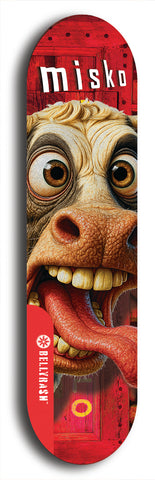Misko #27: Limited Edition, Red Logo Skateboard Deck