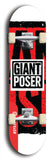 Giant Poser #3: Red Logo Skateboard Deck